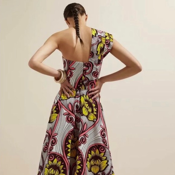 Anthropologie One Shoulder Sika Dress Size 0 - Picture 2 of 8